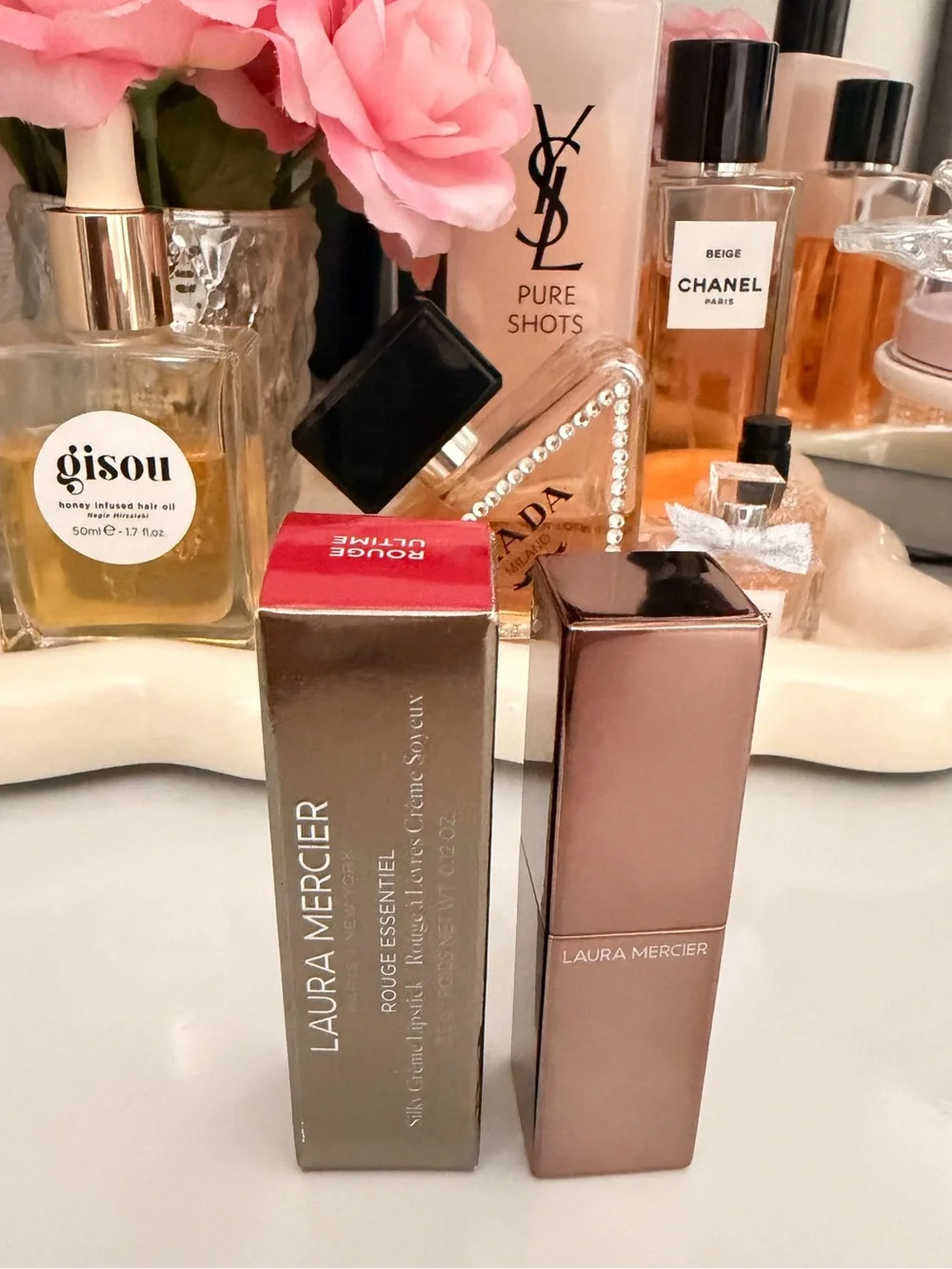laura mercier Vibrant Red Rouge Ultime Essentiel Hydrating Lipstick
